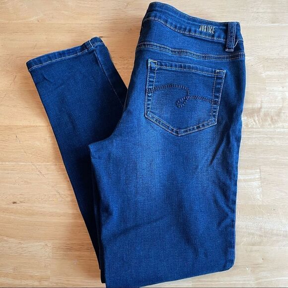 Justice Midrise Super Skinny Jeans size 12 plus - Picture 4 of 4